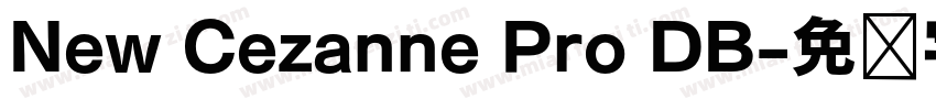 New Cezanne Pro DB字体转换